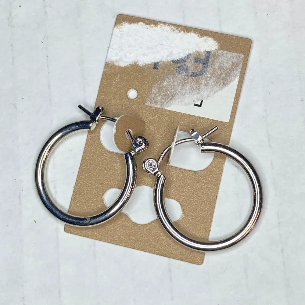 Women's Silver-Tone 0.75